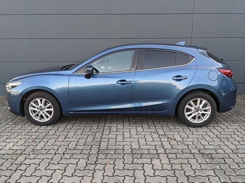 Gebraucht Mazda 3 Exclusive 120 PS (88 kW) 2017 Turmalinblau metallic (metallic) Limousine