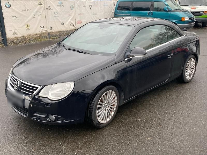 Schwarz Gebraucht 2008 VW Eos Cabrio | 2.490 € (Superpreis) - Bild 1/4