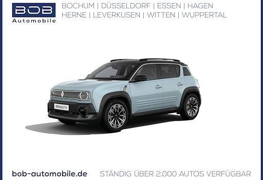 Neu Renault 4 E-Tech Iconic 110 kW (150 PS) 2025 Kumulusblau + dach black pearlschwarz (blau) SUV