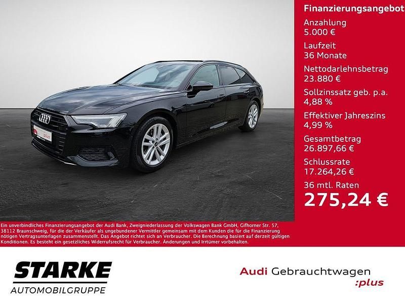 Brillantschwarz Gebraucht 2022 Audi A6 Sport Kombi | 28.880 € (Superpreis) - Bild 1/4