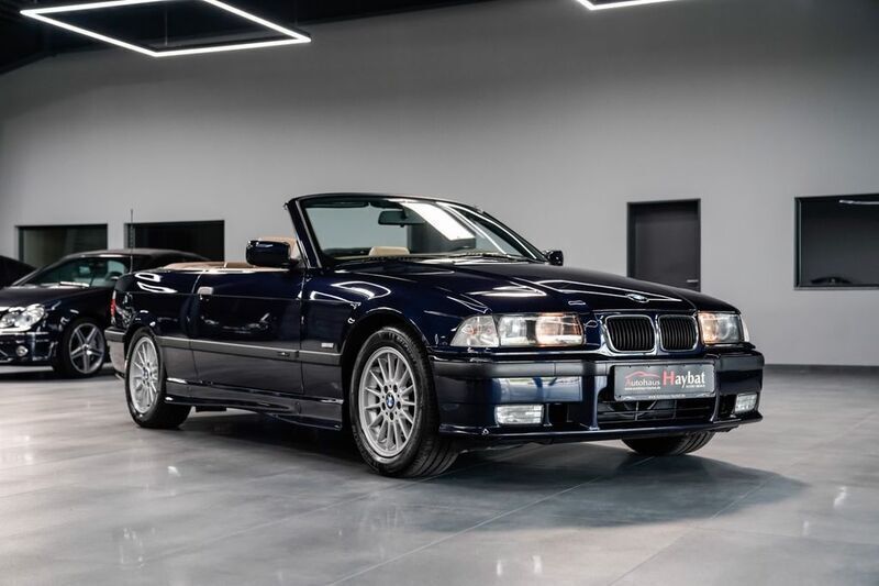 Blau Gebraucht 1998 BMW 328 Cabriolet M Sport Cabrio | 31.950 € - Bild 1/4