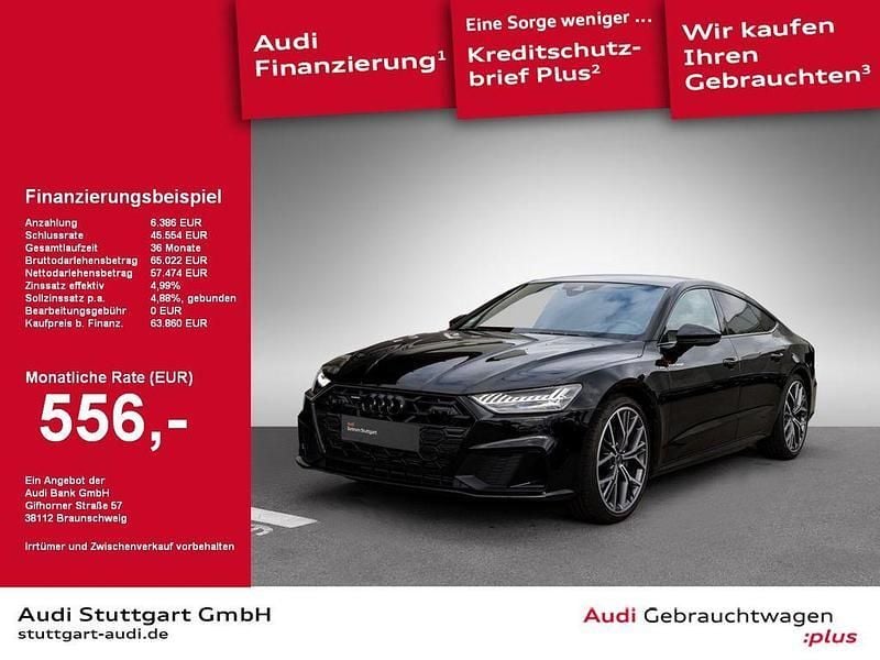 Schwarz Gebraucht 2024 Audi A7 Sportback Ambiente Kleinwagen | 63.860 € (Fairer Preis) - Bild 1/2