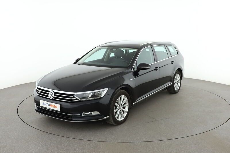 Schwarz Gebraucht 2018 VW Passat Highline Kombi | 20.480 € (Guter Preis) - Bild 1/4