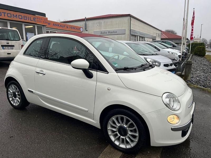 Gebraucht Fiat 500 Lounge 69 PS (50 kW) 2012 Weiß Cabrio