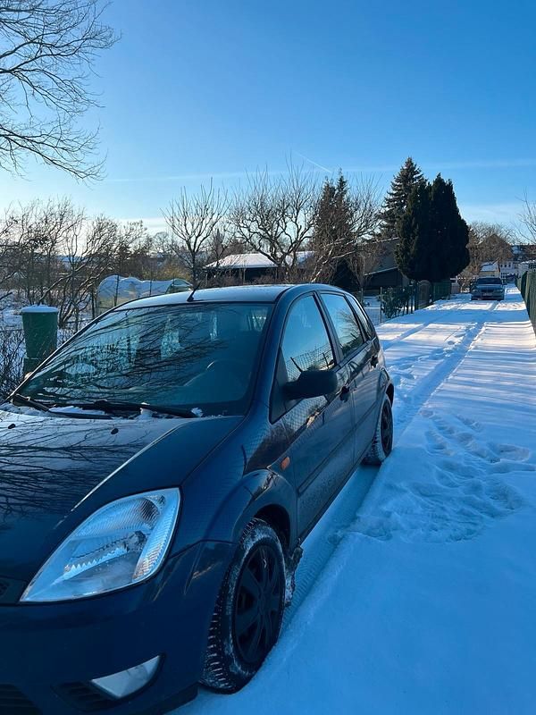 Gebraucht Ford Fiesta 81 PS (59 kW) 2003 Blau Kleinwagen