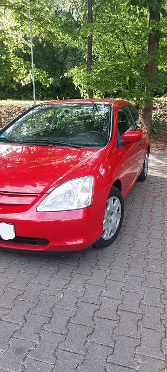 Rot Gebraucht 2002 Honda Civic Limousine | 1.900 € (Fairer Preis) - Bild 1/4