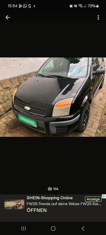 Schwarz Gebraucht 2006 Ford Fusion Limousine | 950 € (Superpreis) - Bild 1/4