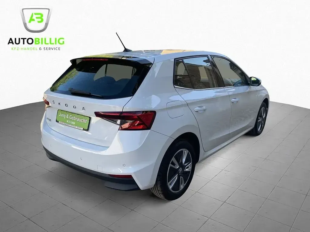 Gebraucht Skoda Fabia Style 110 PS (80 kW) 2023 Weiß Kleinwagen