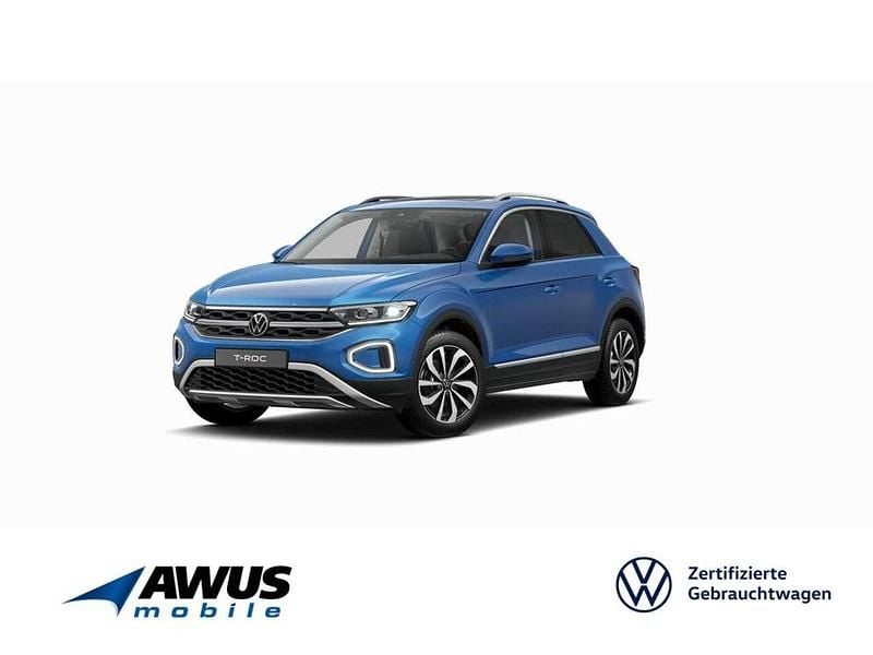Blau / ravennablau (metallic) Gebraucht 2025 VW T-Roc Style SUV | 33.490 € (Guter Preis) - Bild 1/4