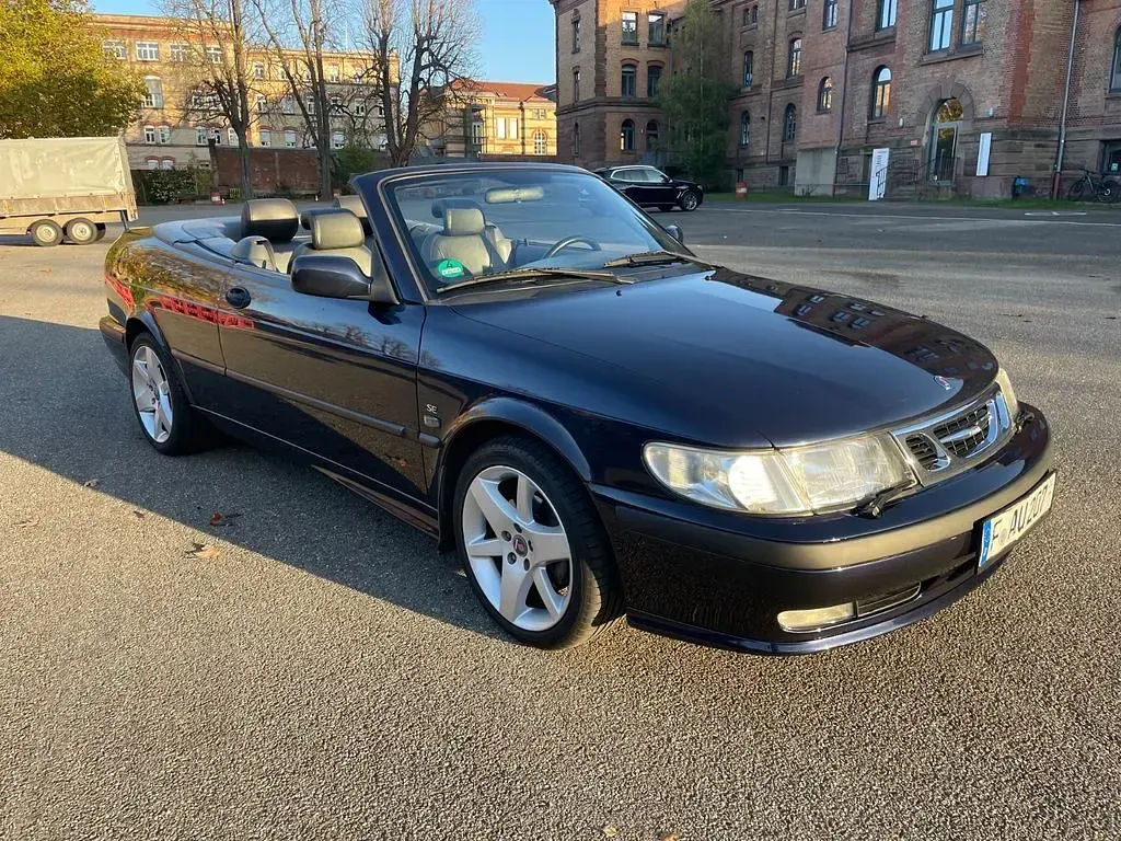 Gebraucht Saab 9-3 150 PS (110 kW) 2002 Blau Cabrio