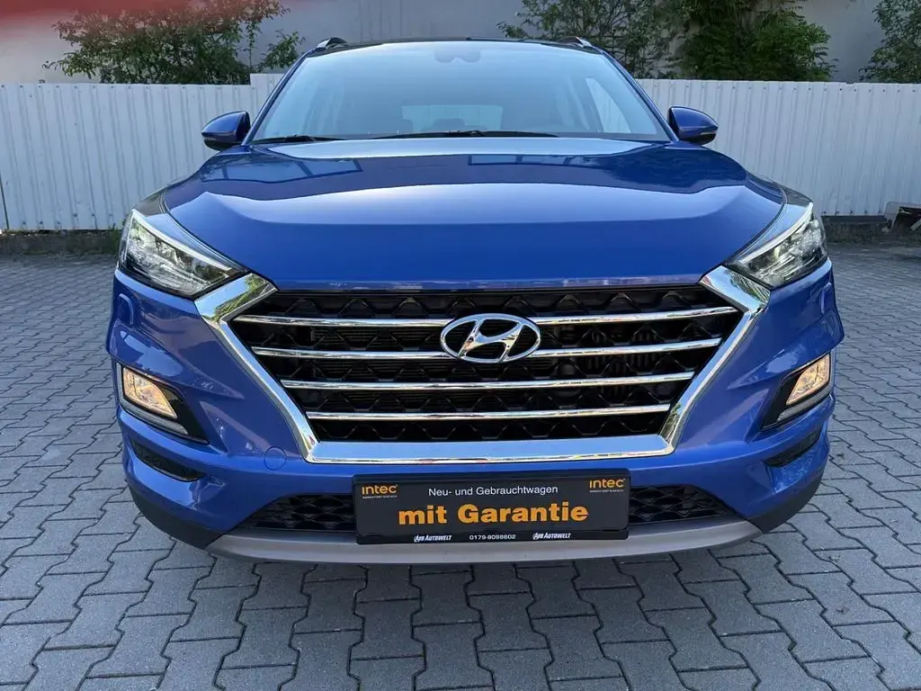 Gebraucht Hyundai Tucson Premium 177 PS (130 kW) 2019 Blau SUV