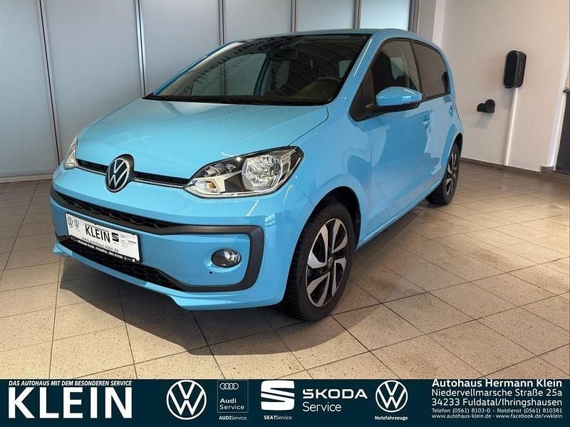 Blau Gebraucht 2021 VW up! Active Kleinwagen | 11.880 € (Guter Preis) - Bild 1/4