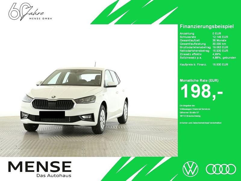Weiß Gebraucht 2025 Skoda Fabia Essence Kleinwagen | 16.930 € (Guter Preis) - Bild 1/4