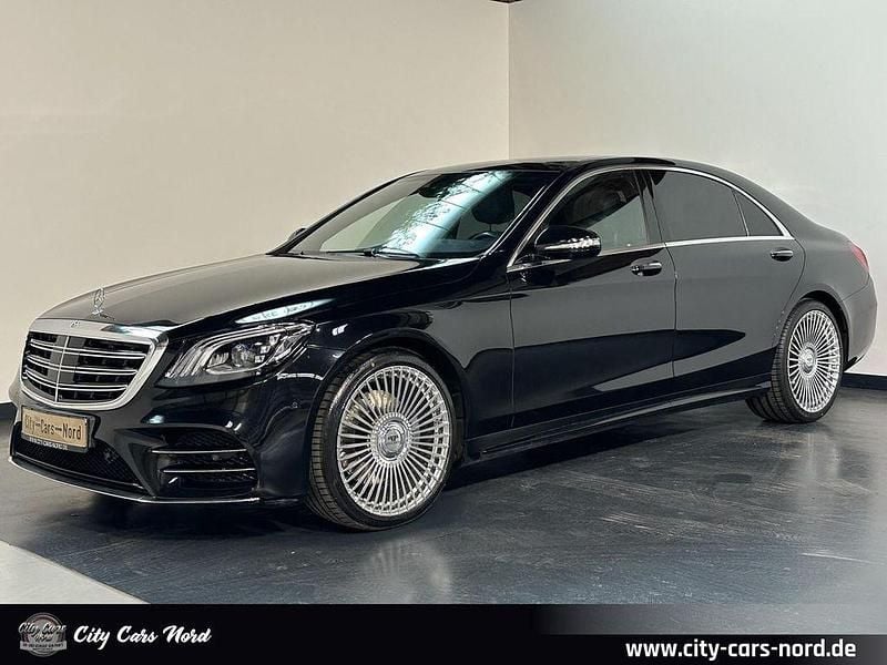 Obsidianschwarz lack Gebraucht 2018 Mercedes S400 AMG Limousine | 48.999 € (Fairer Preis) - Bild 1/4