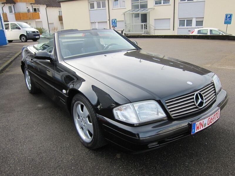 Schwarz Gebraucht 2000 Mercedes SL320 Cabrio | 21.950 € (Guter Preis) - Bild 1/4