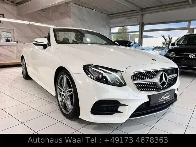 Gebraucht Mercedes E220 AMG 194 PS (142 kW) 2017 Diamantweiss Cabrio
