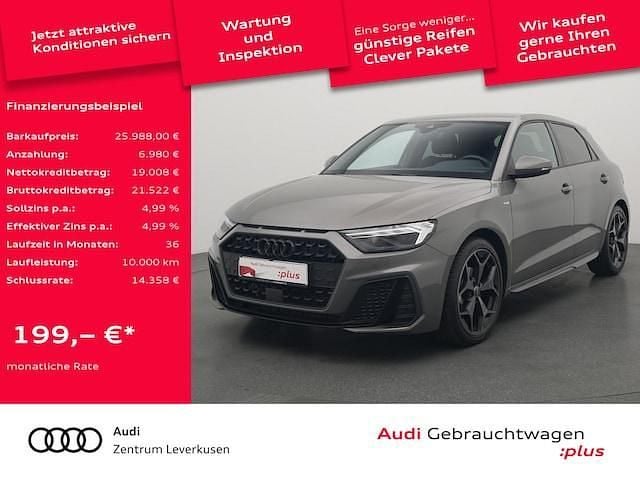 Chronosgrau metallic Gebraucht 2024 Audi A1 Sportback S-Line Kleinwagen | 25.988 € (Superpreis) - Bild 1/4