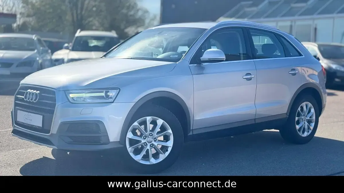 Gebraucht Audi Q3 Design 150 PS (110 kW) 2017 Silber SUV