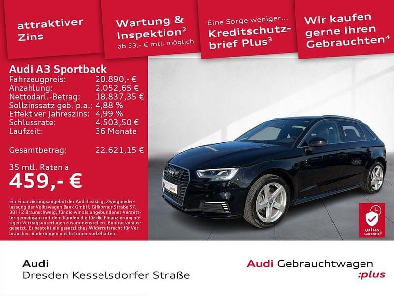 Gebraucht Audi A3 Sport 204 PS (150 kW) 2020 Schwarz Limousine
