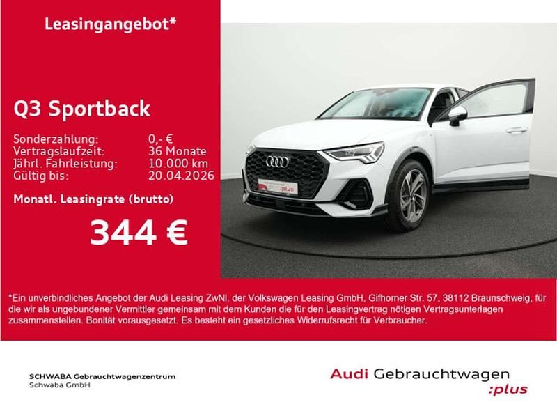 Gebraucht Audi Q3 S-Line 150 PS (110 kW) 2025 Gletscherweiß metallic SUV