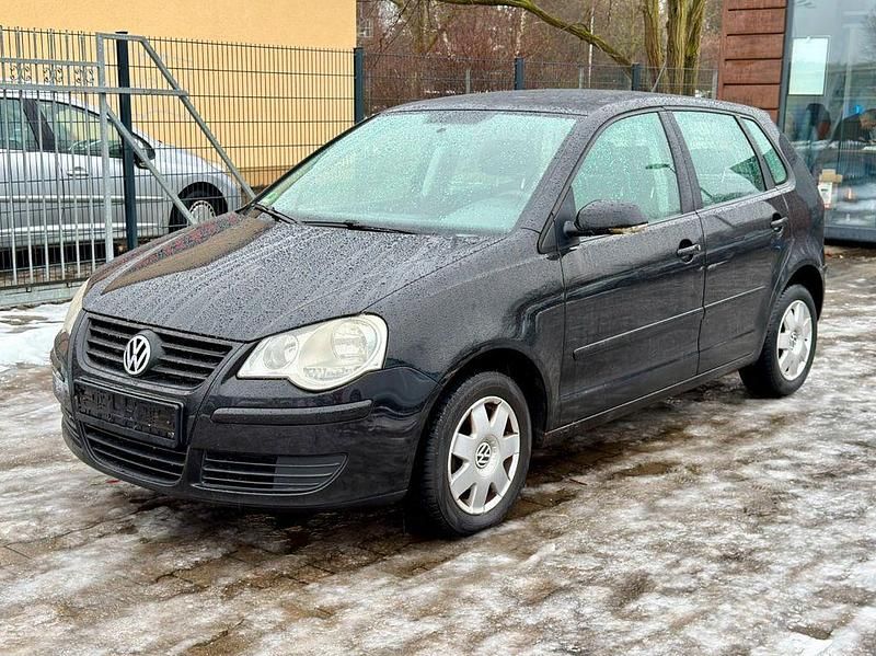 Gebraucht VW Polo Trendline 64 PS (47 kW) 2007 Schwarz Kleinwagen