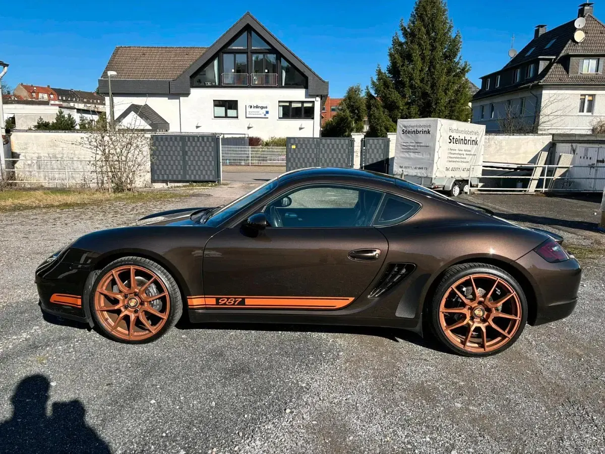 Gebraucht Porsche Cayman 245 PS (180 kW) 2008 Braun Coupé