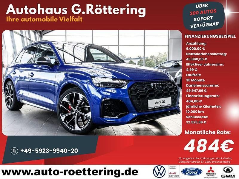 Blau Gebraucht 2024 Audi Q5 S-Line SUV | 49.860 € (Teuer) - Bild 1/4