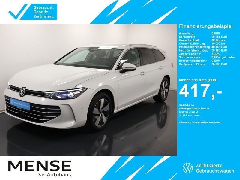 Oryxweiß perlmutteffekt Gebraucht 2024 VW Passat Business Kombi | 35.985 € (Fairer Preis) - Bild 1/4