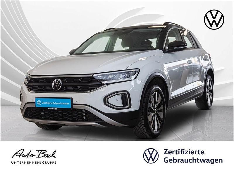 Weiß (pure white schwarz) Gebraucht 2024 VW T-Roc Move SUV | 28.980 € (Fairer Preis) - Bild 1/4