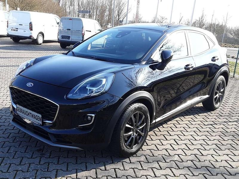 Gebraucht Ford Puma Titanium 125 PS (91 kW) 2021 Obsidianschwarz metallic SUV