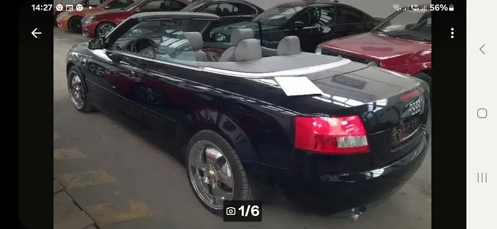 Gebraucht Audi A4 Cabriolet 220 PS (161 kW) 2003 Schwarz Cabrio