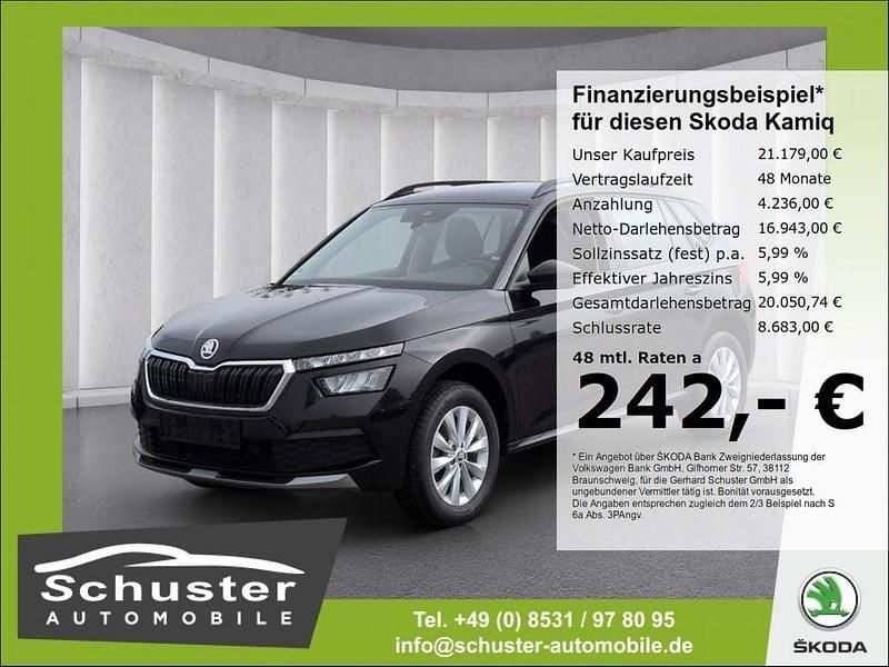 Gebraucht Skoda Kamiq 150 PS (110 kW) 2022 Schwarz SUV