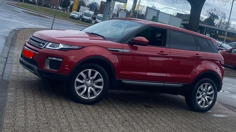 Rot Gebraucht 2016 Land Rover Range Rover evoque SUV | 13.500 € (Superpreis) - Bild 1/4