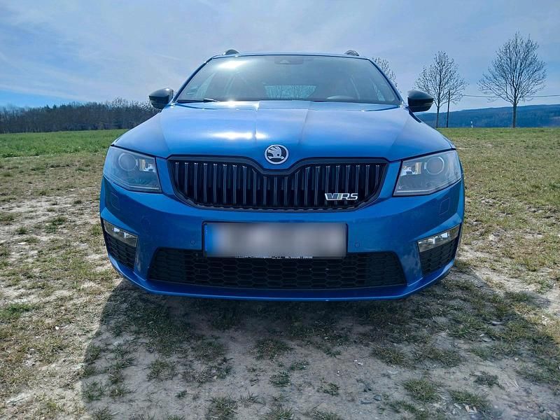 Gebraucht Skoda Octavia RS 184 PS (135 kW) 2014 Blau Kleinwagen