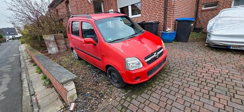 Gebraucht Opel Agila 60 PS (44 kW) 2003 Rot Van / Kleinbus