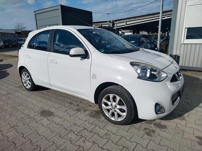 Gebraucht Nissan Micra Acenta 80 PS (58 kW) 2015 Weiß Kleinwagen