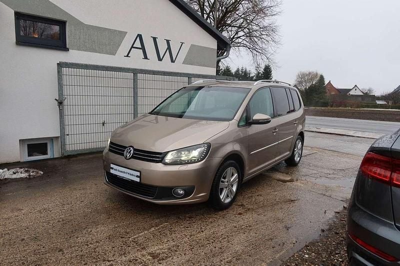 Gebraucht VW Touran Highline 177 PS (130 kW) 2014 Beige Van / Kleinbus