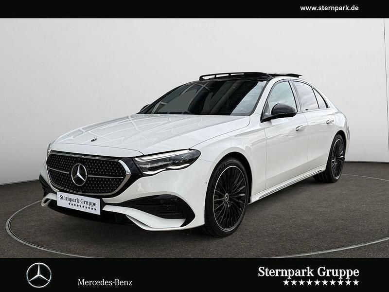 Unilack polarweiß Gebraucht 2024 Mercedes E220 AMG Limousine | 64.950 € (Teuer) - Bild 1/4