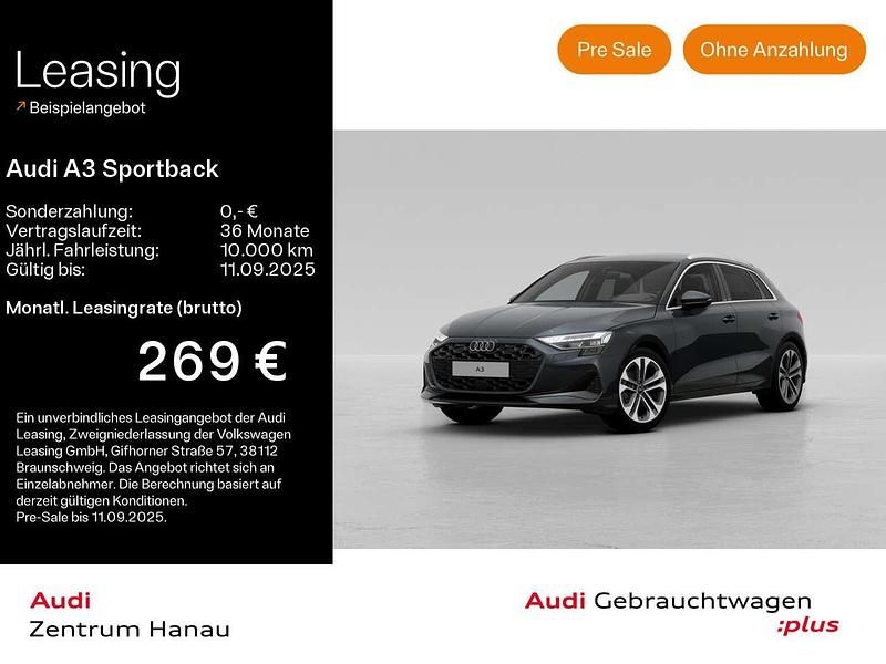 Manhattangrau metallic Gebraucht 2024 Audi A3 Limousine | 34.199 € (Guter Preis) - Bild 1/4