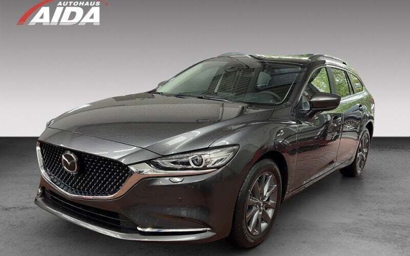 Machine grey metallic Neu 2024 Mazda 6 Center-Line Kombi | 34.650 € (Teuer) - Bild 1/4