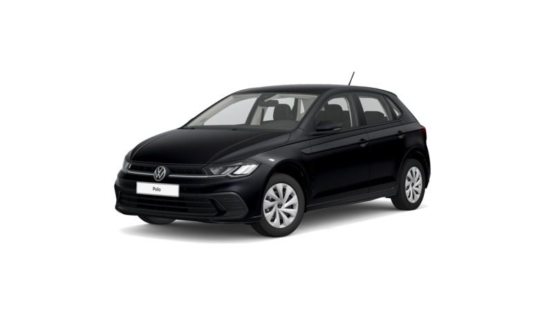 Deep black perleffekt (metallic) Gebraucht 2021 VW Polo Life Limousine | 15.970 € (Fairer Preis) - Bild 1/4