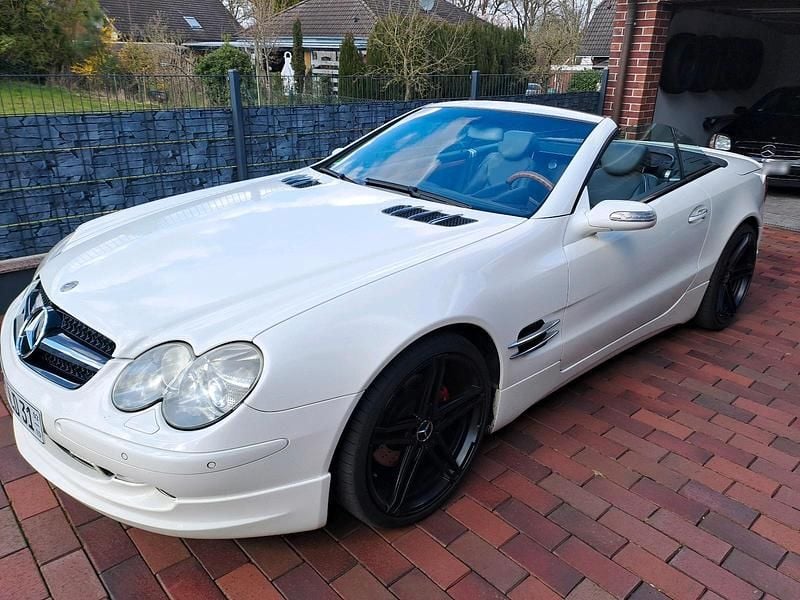 Gebraucht Mercedes SL500 306 PS (225 kW) 2003 Weiß Cabrio