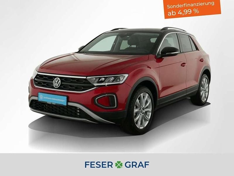 Kings red metallic schwarz Gebraucht 2024 VW T-Roc Move SUV | 27.450 € (Fairer Preis) - Bild 1/4