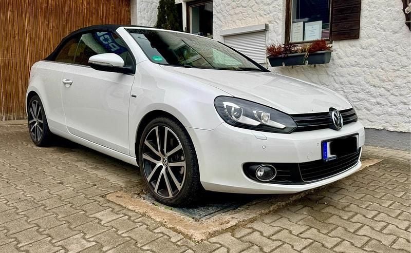 Weiß Gebraucht 2015 VW Golf Cabriolet Cabrio | 12.800 € (Fairer Preis) - Bild 1/4