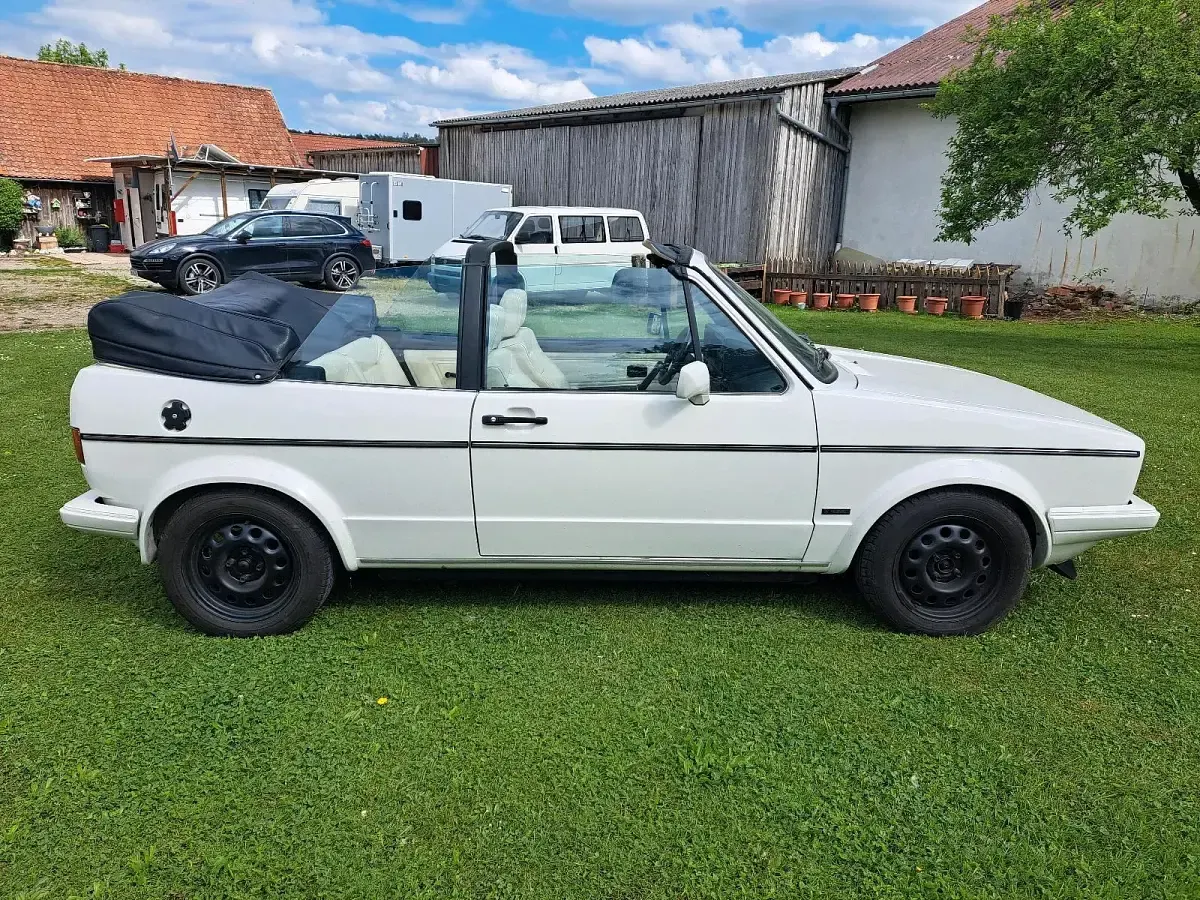 Gebraucht VW Golf Cabriolet 98 PS (72 kW) 1987 Weiß Cabrio