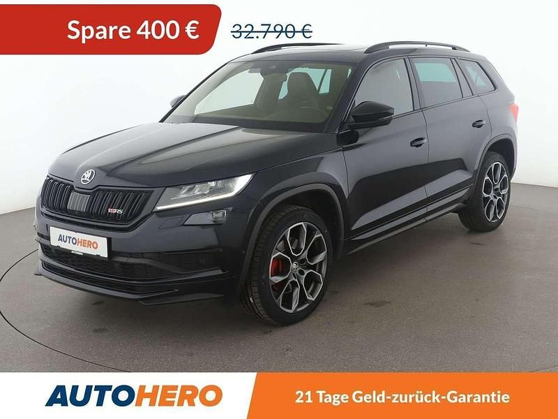 Crystal black Gebraucht 2019 Skoda Kodiaq RS SUV | 31.740 € (Fairer Preis) - Bild 1/3