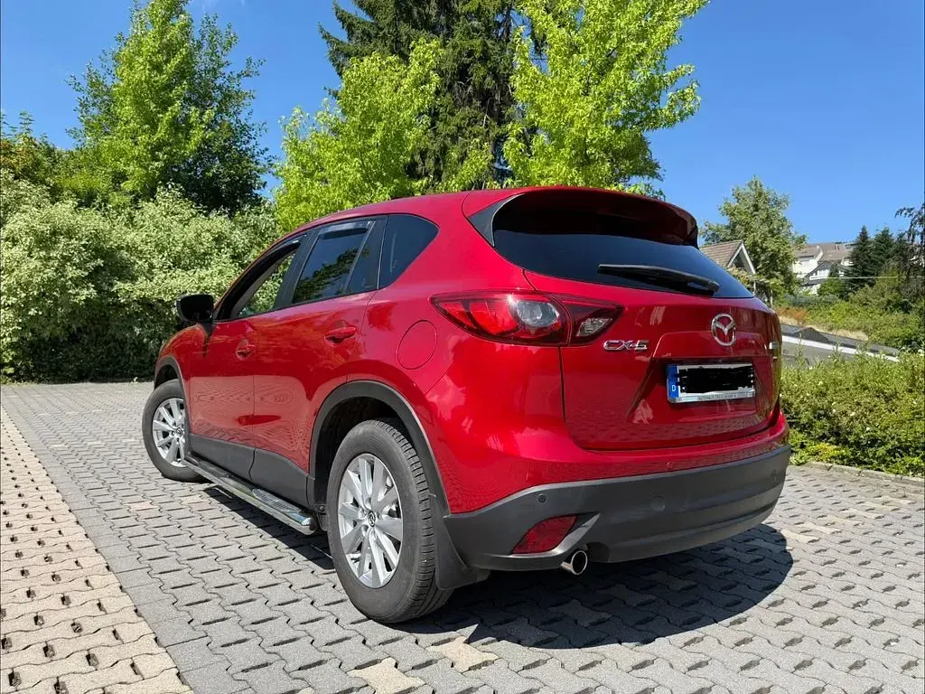 Gebraucht Mazda CX-5 Exclusive-Line 150 PS (110 kW) 2016 Rot SUV