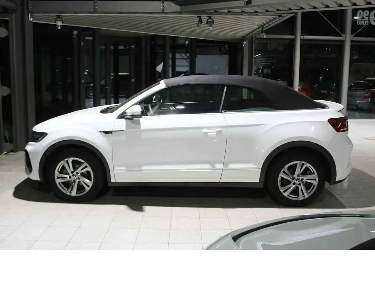 Gebraucht VW T-Roc Cabriolet R-line 150 PS (110 kW) 2025 Weiß Cabrio
