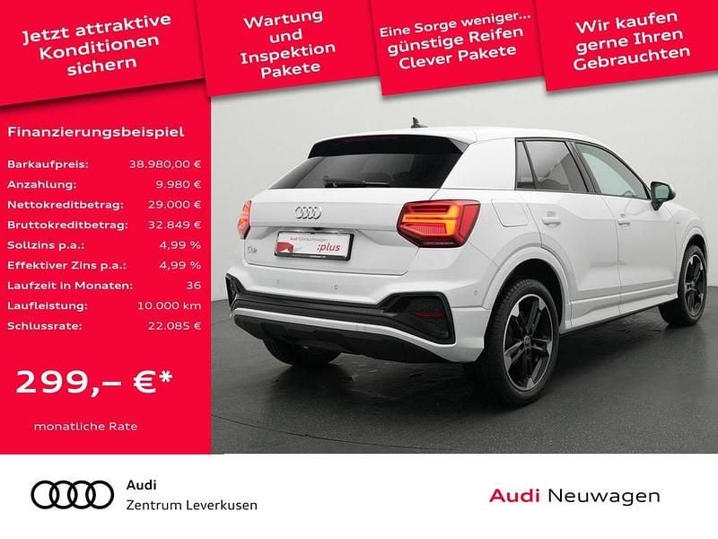 Gebraucht Audi Q2 S-Line 150 PS (110 kW) 2025 Gletscherweiß metallic SUV