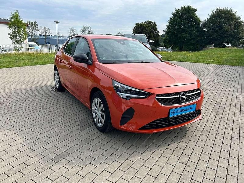 Gebraucht Opel Corsa-e Edition 100 kW (136 PS) 2022 Orange fizz/spicy orange Kleinwagen